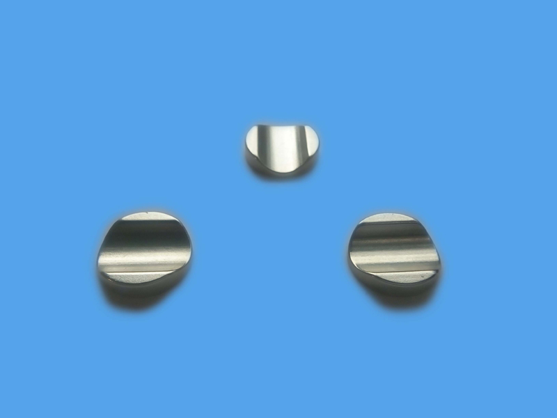圆片开槽磁铁 带弧形凹槽钕磁铁